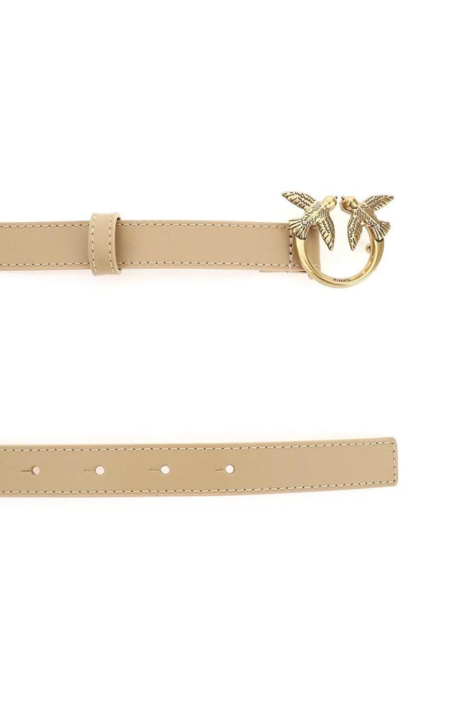 商品PINKO|Pinko Love Birds Leather Thin Belt,价格¥688,第2张图片详细描述