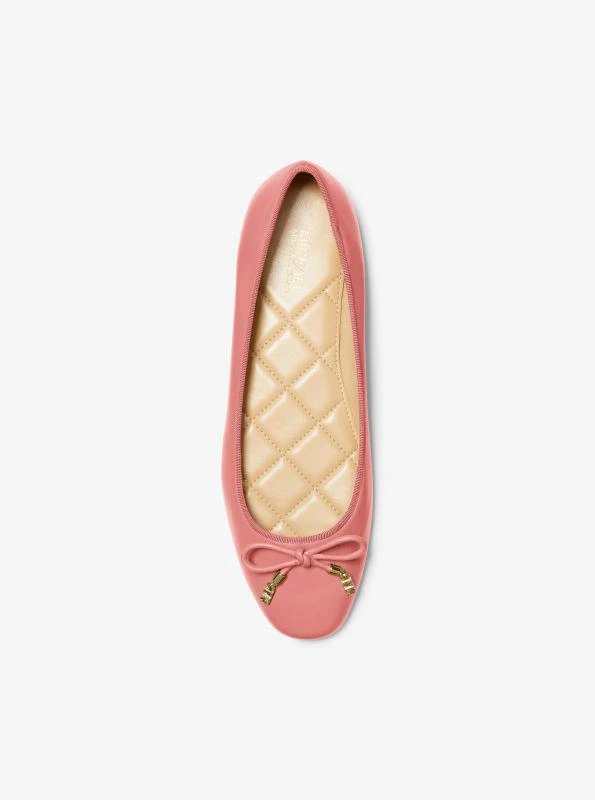 商品Michael Kors|Nori Leather Ballet Flat,价格¥524,第3张图片详细描述