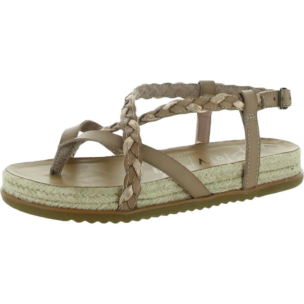 商品Blowfish|Blowfish Womens Foxtail Woven Metallic Flatform Sandals,价格¥161,第1张图片