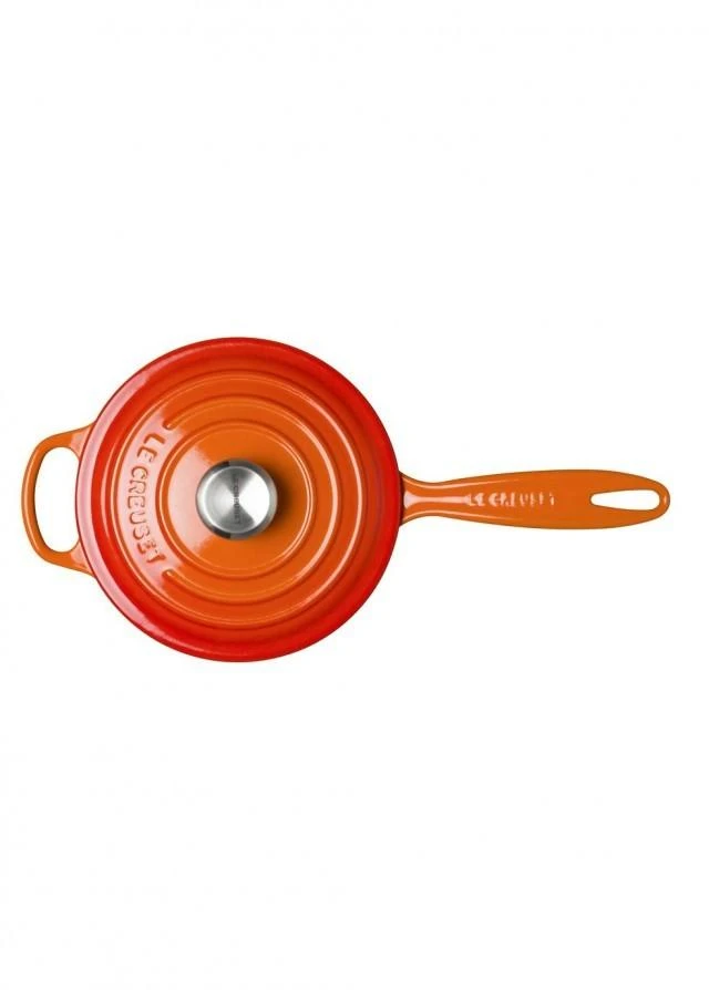 商品Le Creuset|Signature cast iron saucepan 20cm volcanic,价格¥2108,第3张图片详细描述