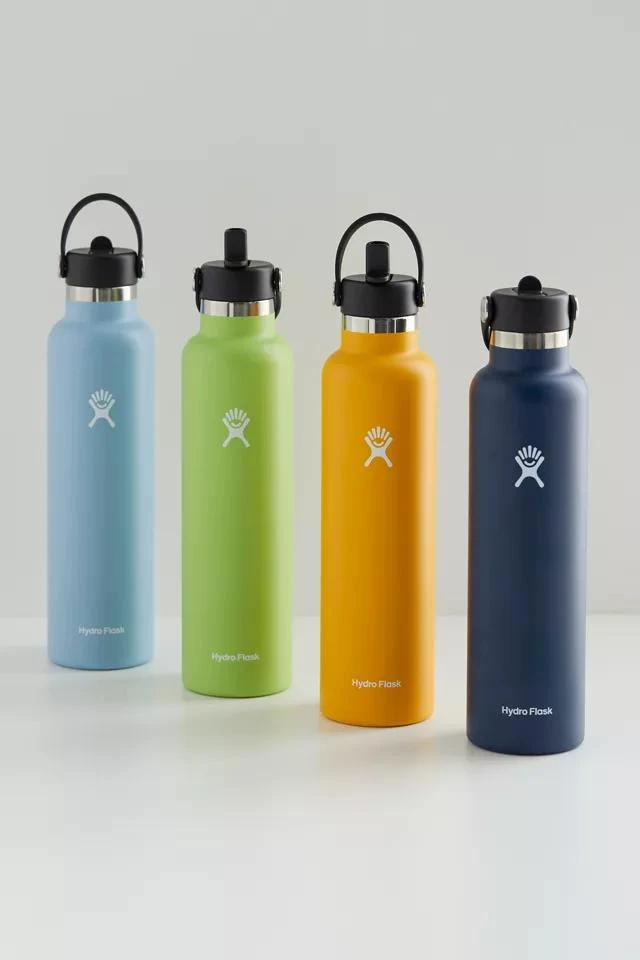 商品Hydro Flask|Hydro Flask Standard Mouth Flex Straw Cap 24oz Water Bottle,价格¥329,第4张图片详细描述