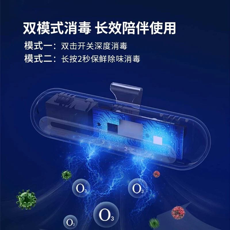 EraClean冰箱除味消毒器冰箱专用去臭杀菌神器家用冰箱除味消毒机净化器 玫瑰金 商品