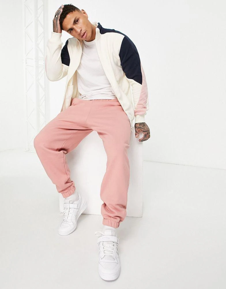 商品Adidas|adidas Sportswear Well Being Polar Fleece full zip sweat in cream,价格¥299,第4张图片详细描述