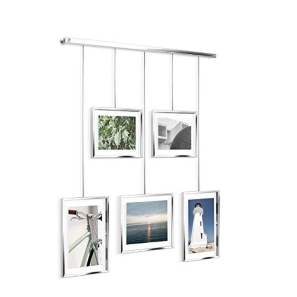 商品Umbra|Exhibit Picture Frame Gallery Set Adjustable Collage,价格¥722,第2张图片详细描述