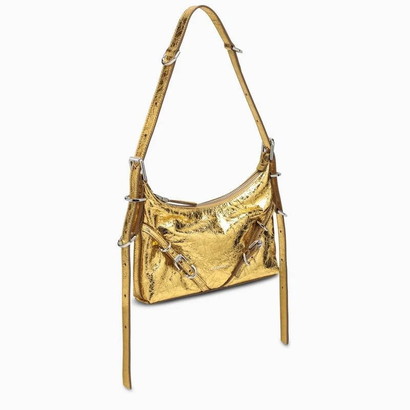 商品Givenchy|Voyou mini gold laminated leather bag,价格¥10854,第3张图片详细描述