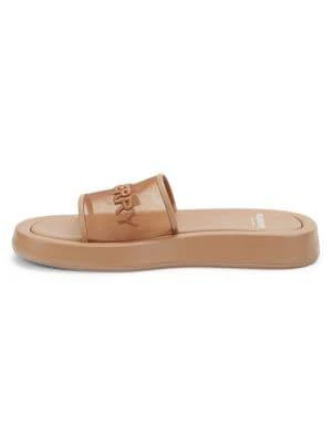 商品Burberry|​Buckingham Logo Leather Platform Slides,价格¥3163,第4张图片详细描述