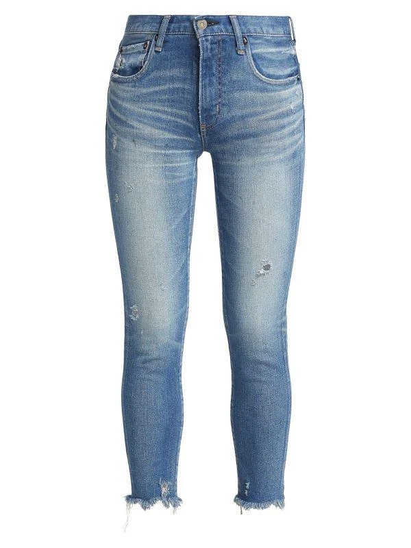 商品MOUSSY VINTAGE|Diana Distressed Stretch Skinny Jeans,价格¥1139,第1张图片
