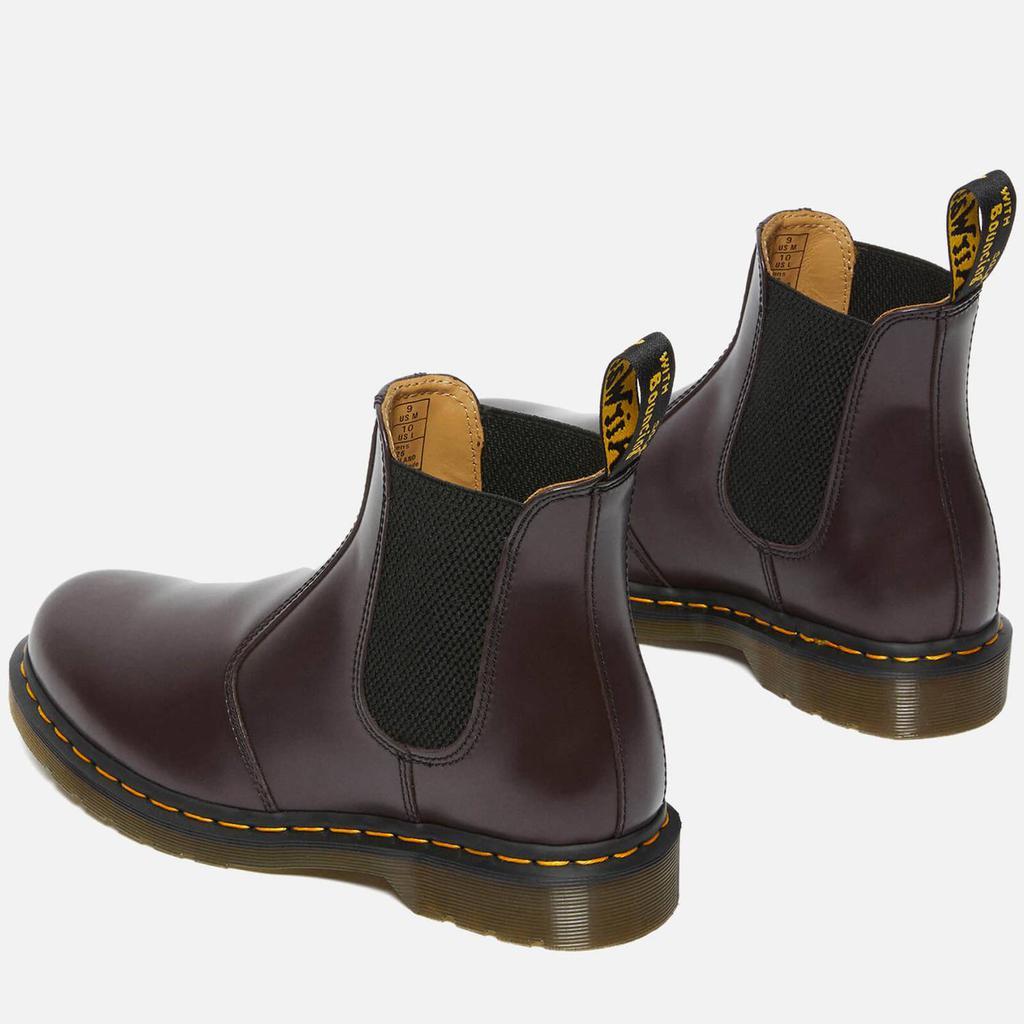 商品Dr. Martens|Dr. Martens Men's 2976 Smooth Leather Chelsea Boots - Burgundy,价格¥1416,第6张图片详细描述