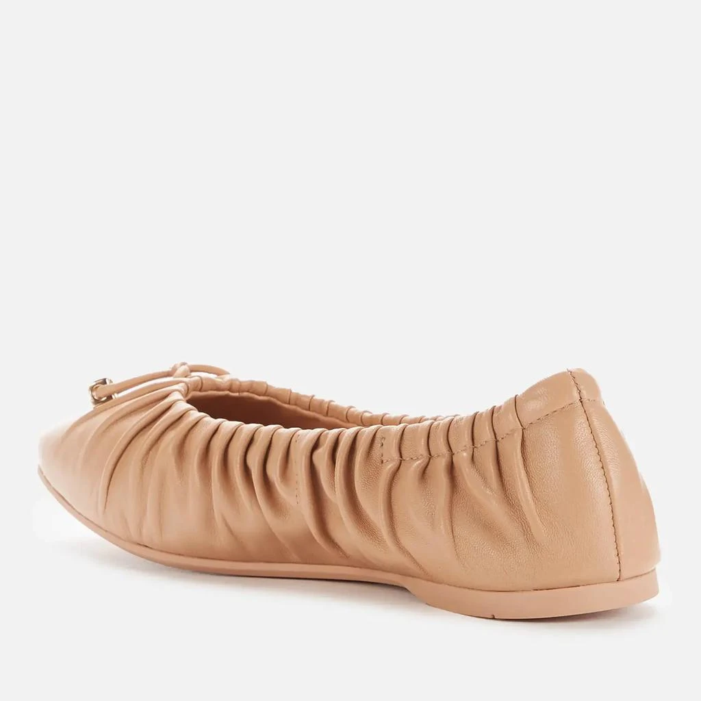 商品Coach|Coach Women's Eleanor Leather Ballet Flats,价格¥624,第2张图片详细描述