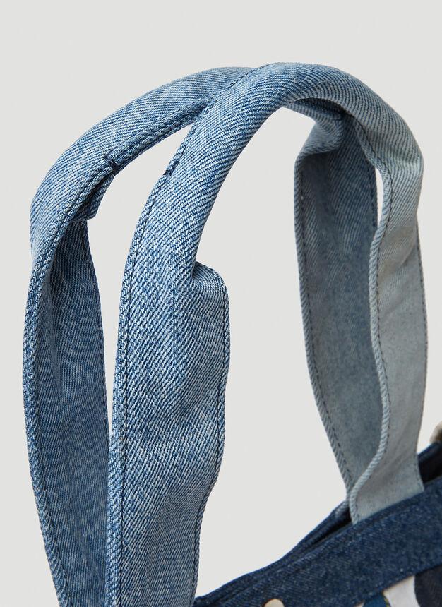 Worker Denim Runner Small Shoulder Bag in Blue商品第6张图片规格展示
