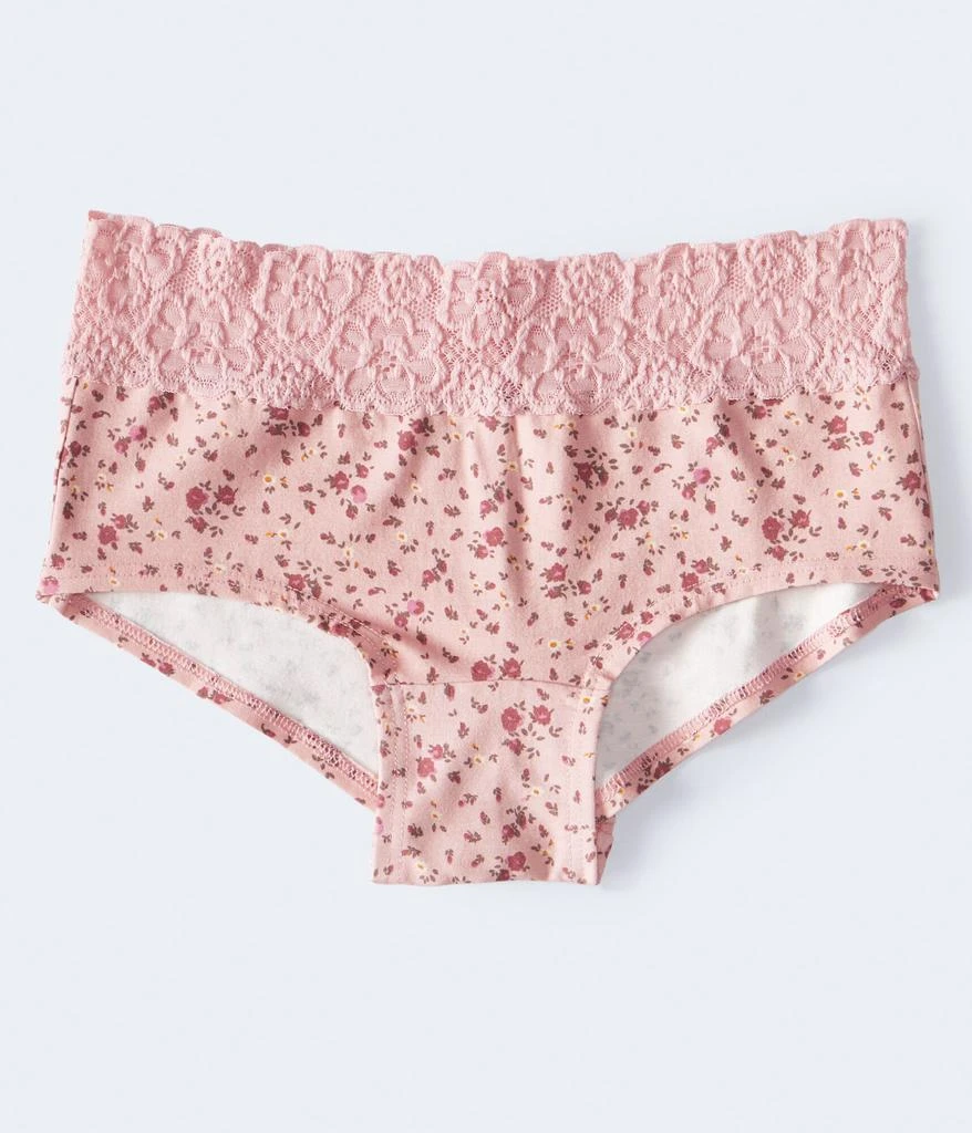 商品Aeropostale|Aeropostale Women's Floral Lace-Trim Boyshort,价格¥16,第1张图片