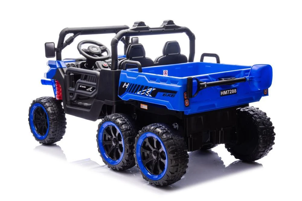 商品BreeBe|24V 2 Seater Ride on Dump Truck, 4WD 6-Wheel Ride on Toys for Big Kids with Remote Control, Ride on UTV Car with Electric Dump Bed, Toy Shovel, LED Lights & Music, Suspension Spring - Ages 3+,价格¥3252,第2张图片详细描述