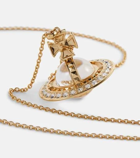 商品Vivienne Westwood|Crystal-embellished pendant necklace,价格¥2284,第4张图片详细描述