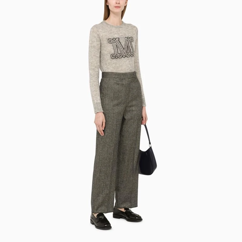 商品Max Mara|Grey mohair blend sweater,价格¥1434,第2张图片详细描述