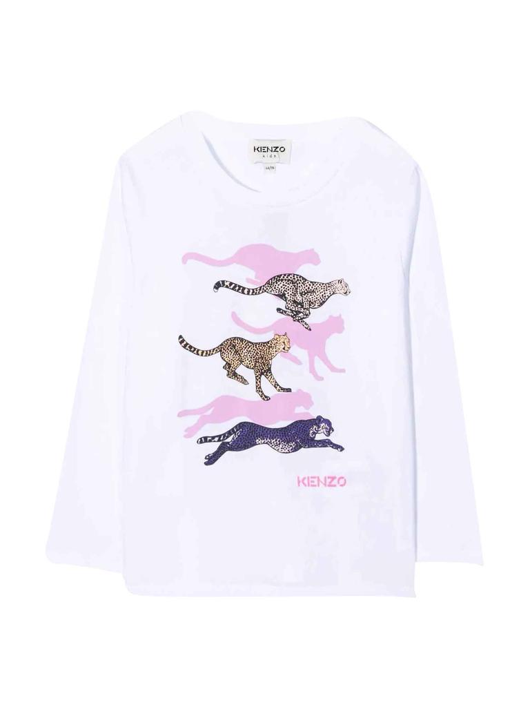 Kenzo Kids White T商品第1张图片规格展示