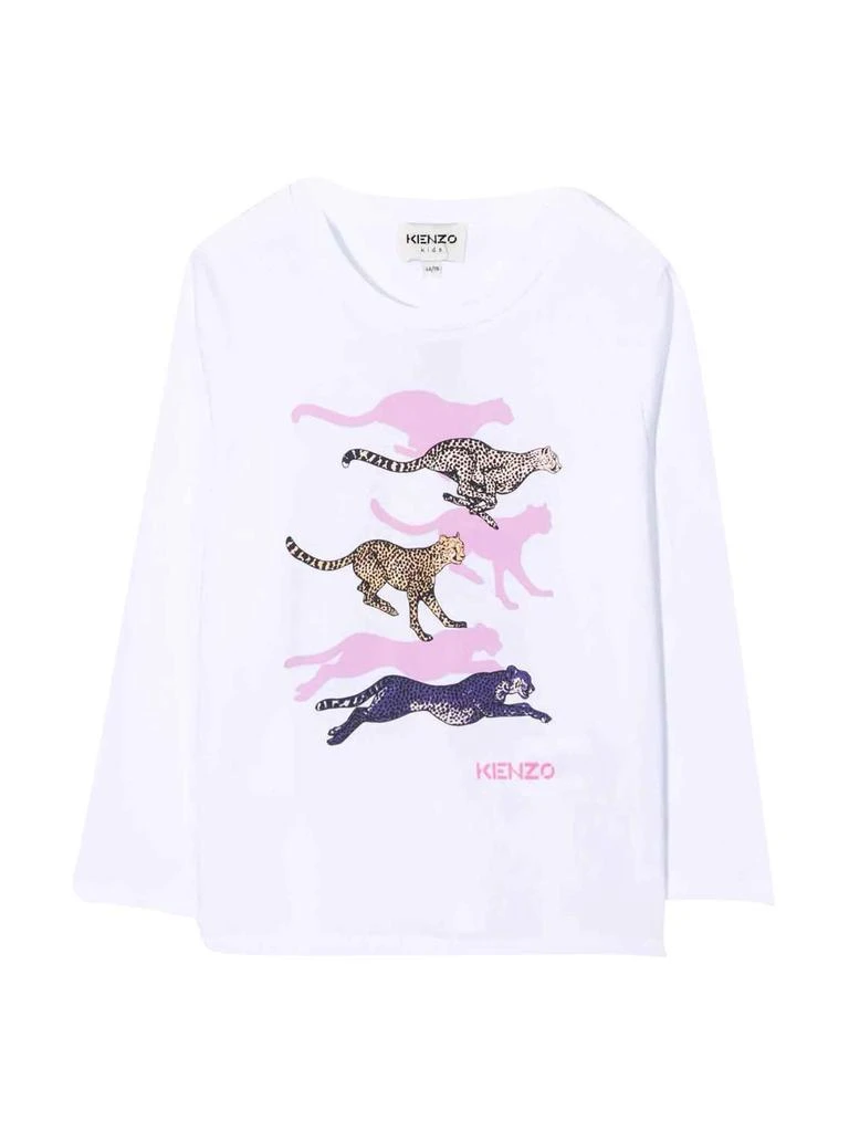 商品Kenzo|Kenzo Kids White T-shirt Unisex,价格¥632,第1张图片