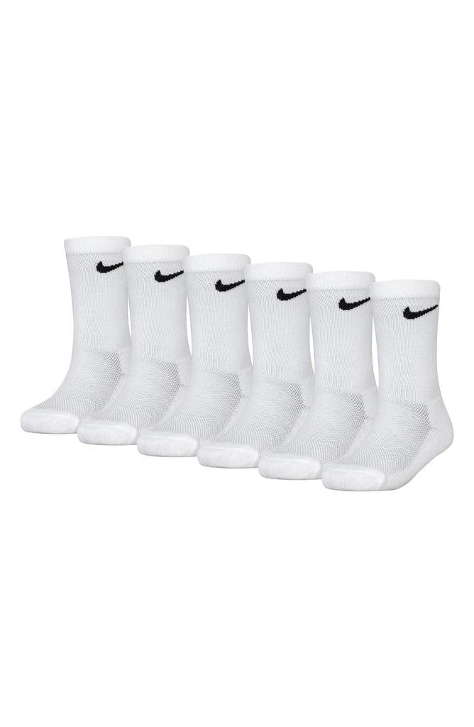 商品NIKE|Kids' 6-Pack Performance Cushioned Crew Socks,价格¥77,第1张图片