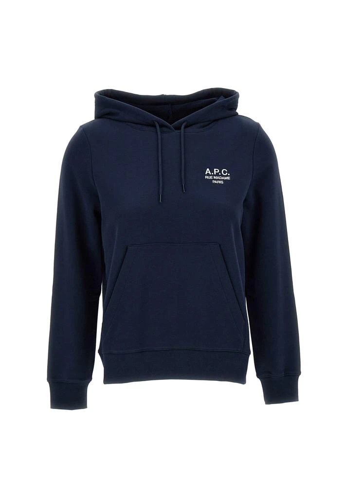 商品A.P.C.|A.P.C. Cotton hoodie Manuela Marine,价格¥1246,第1张图片