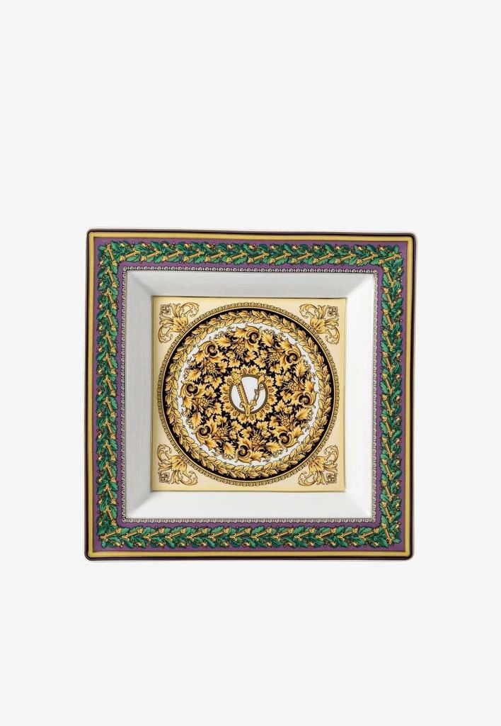 商品Versace Home Collection|Barocco Mosaic Square Plate,价格¥4405,第1张图片