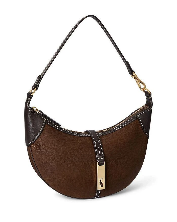 商品Ralph Lauren|Mini  Polo ID 单肩包 拉夫劳伦真皮包包,价格¥3681,第5张图片详细描述