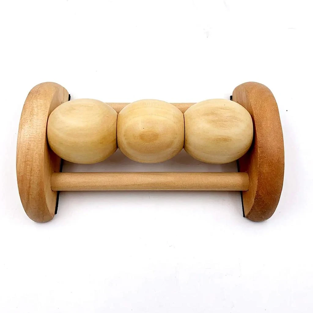 商品PURSONIC|Pursonic All Natural Wooden Foot Massager Roller,价格¥143,第2张图片详细描述