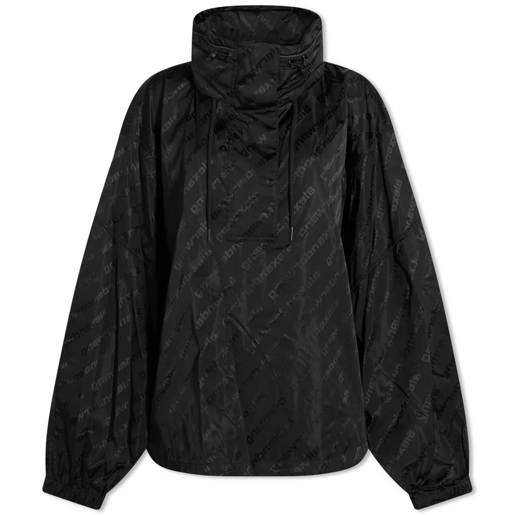 商品Alexander Wang|Alexander Wang Half Zip Track Jacket In Jacquard Nylon,价格¥3209,第1张图片