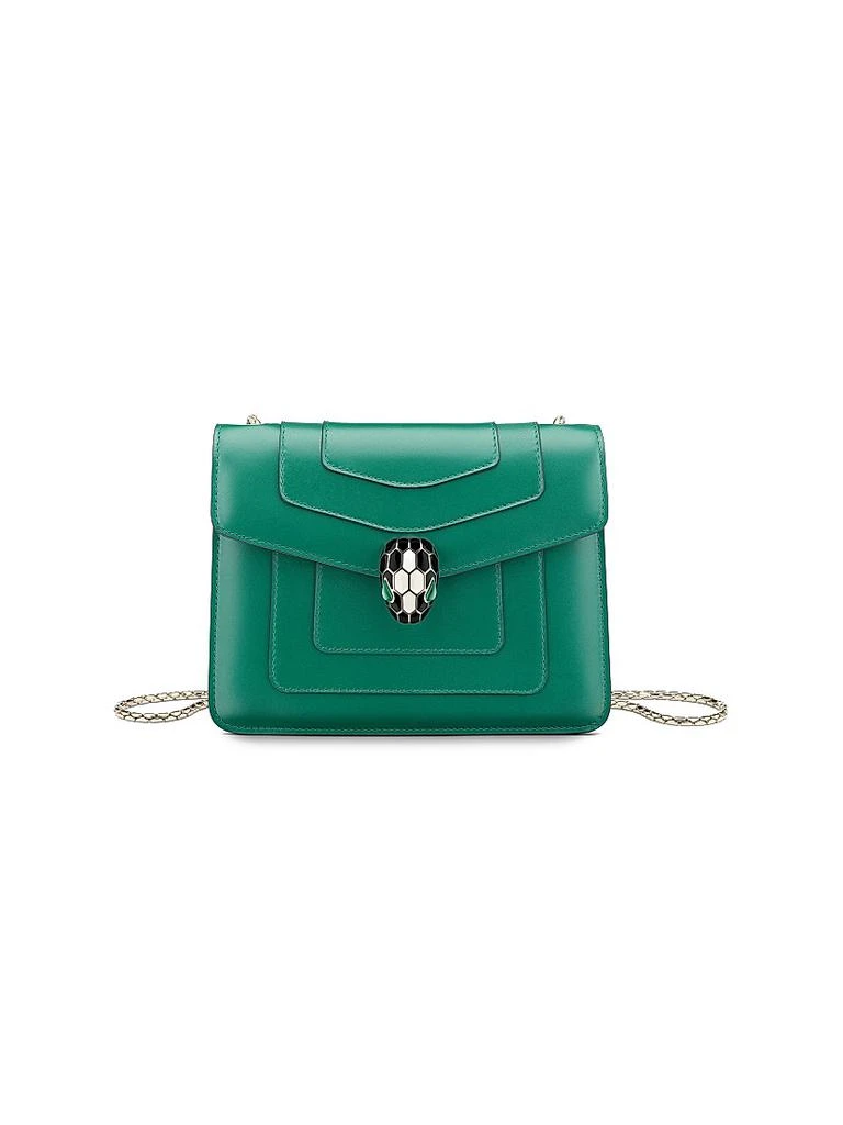 商品BVLGARI|Small Serpenti Leather Crossbody Bag,价格¥26025,第1张图片