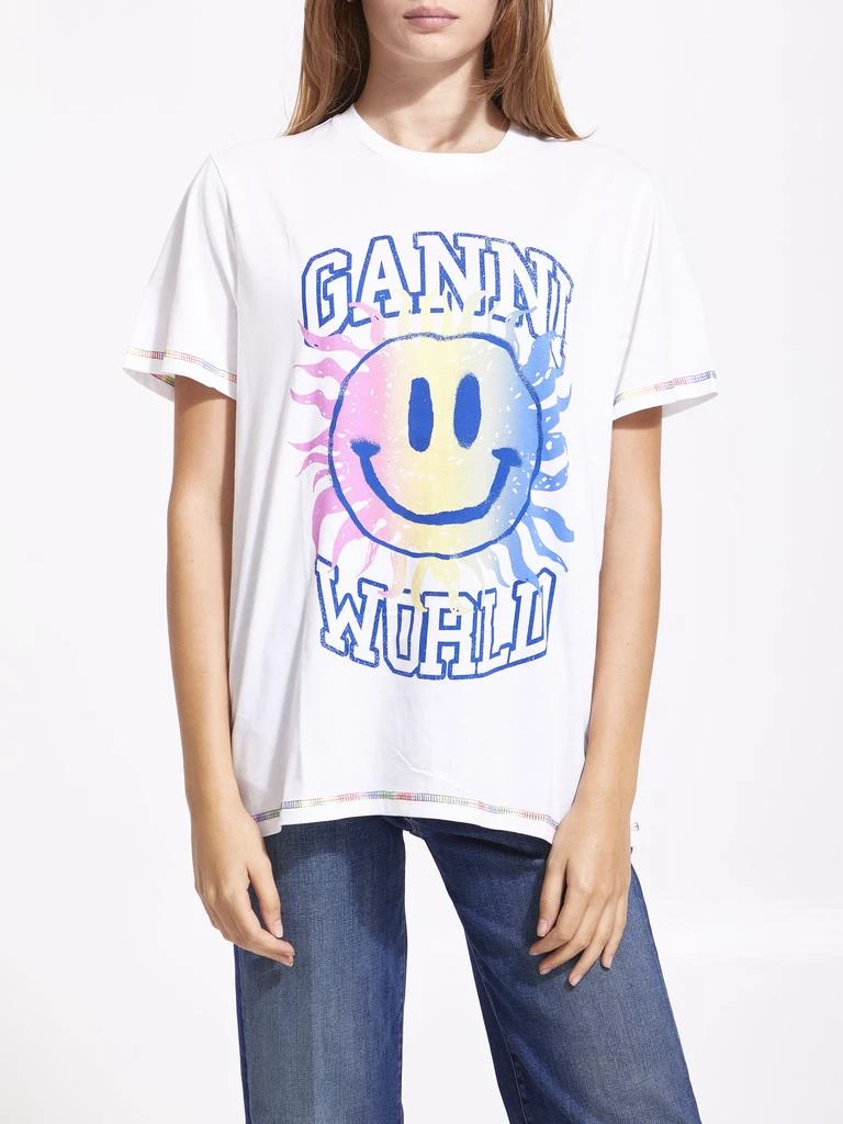 商品Ganni|Smiley t-shirt,价格¥384,第2张图片详细描述