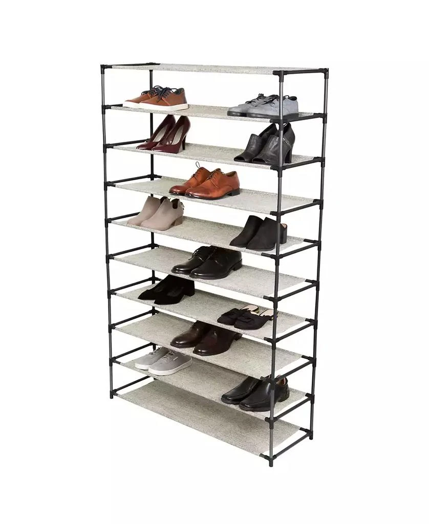 商品Simplify|10 Tier 50 Pair Shoe Rack,价格¥432,第2张图片详细描述