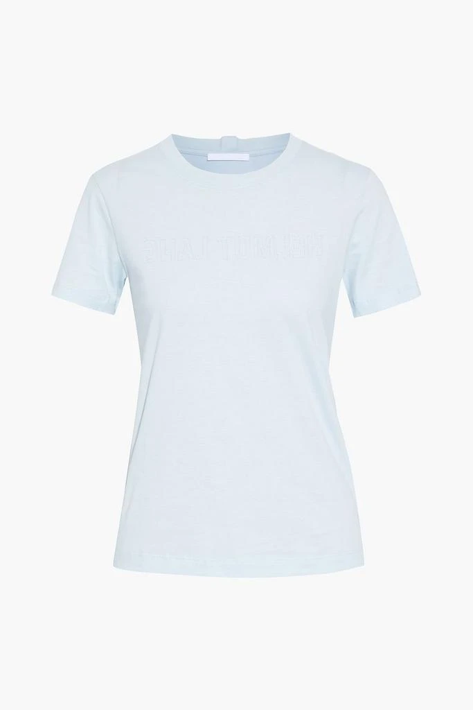 商品Helmut Lang|Embroidered cotton-jersey T-shirt,价格¥473,第3张图片详细描述