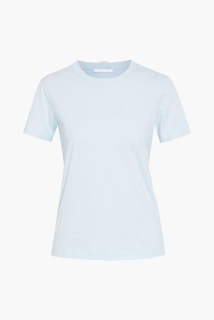 商品Helmut Lang|Embroidered cotton-jersey T-shirt,价格¥453,第5张图片详细描述