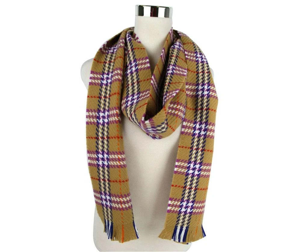 Burberry Women's Antique  Vintage Check Extra Fine Merino Wool Scarf 商品