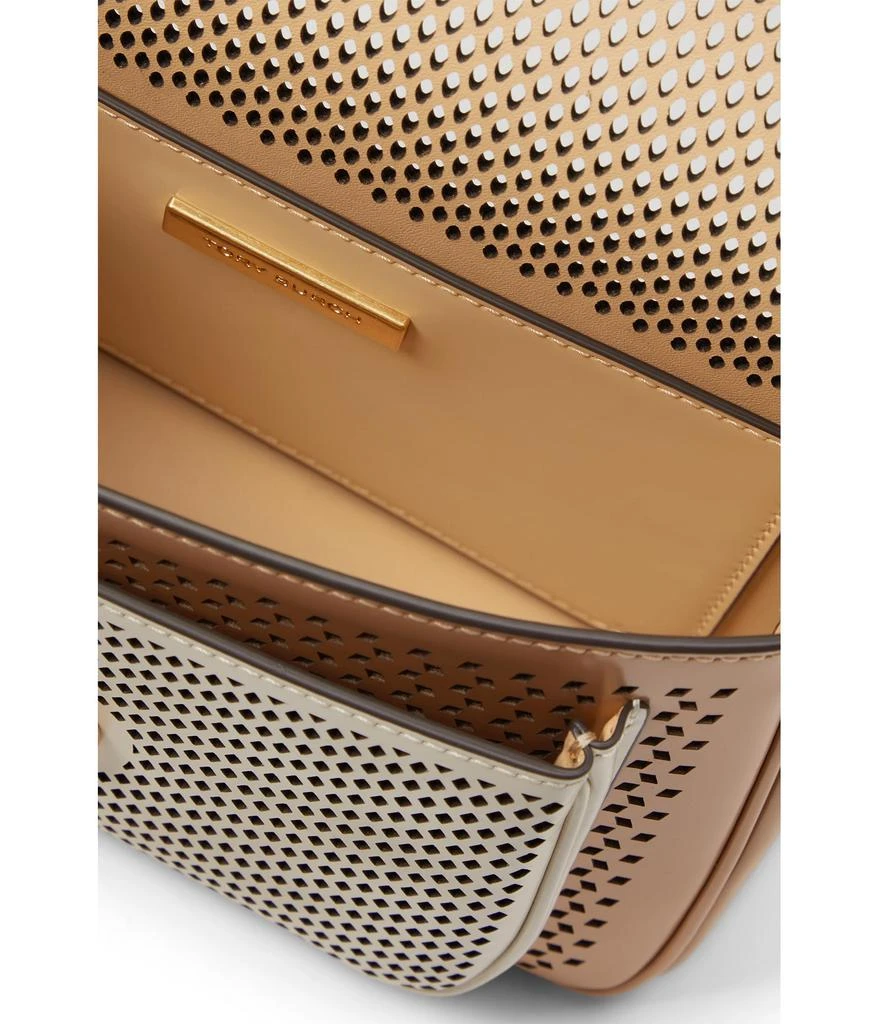 商品Tory Burch|Robinson Perforated Color-Block Convertible Shoulder Bag,价格¥2626,第3张图片详细描述