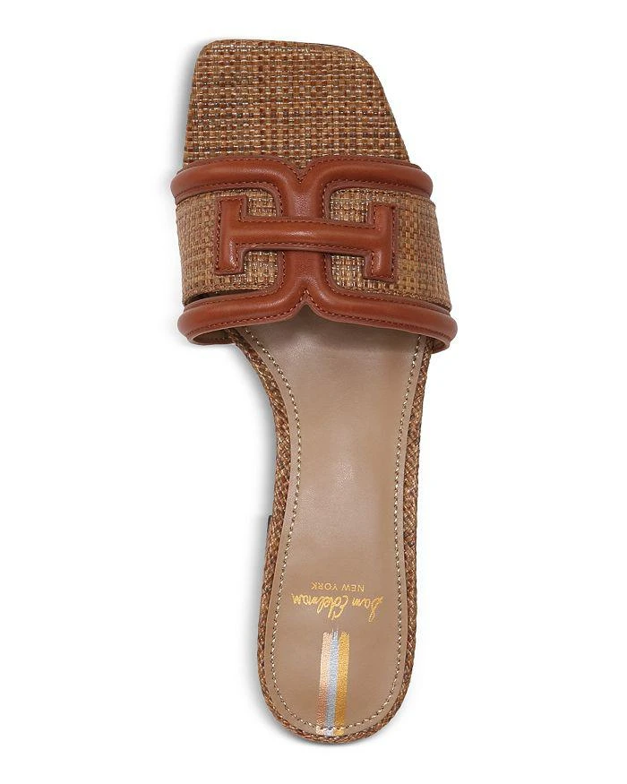 商品Sam Edelman|Women's Waylon Square Toe Logo Block Heel Sandals,价格¥975,第3张图片详细描述