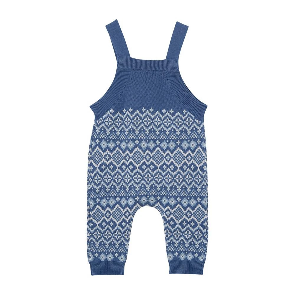 商品Cotton On|Baby Boys and Baby Girls Cleo Jacquard Knit Sleeveless Dungaree Overalls,价格¥231,第2张图片详细描述