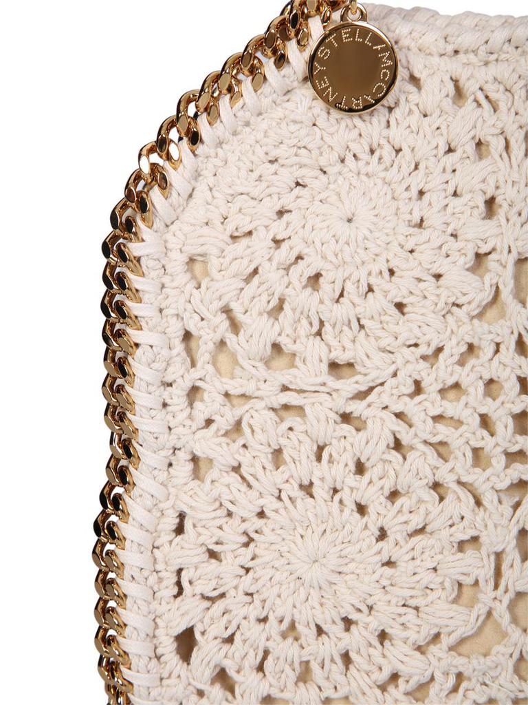 STELLA MCCARTNEY BORSA TINY TOTE CROCHET NATURAL商品第3张图片规格展示