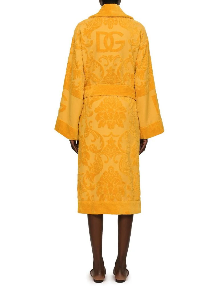 商品Dolce & Gabbana|Cotton Jacquard Bathrobe,价格¥4938,第4张图片详细描述