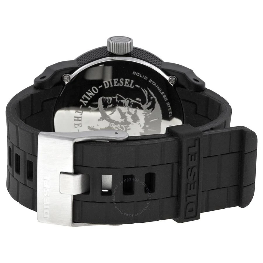 商品Diesel|Color Domination Black Dial Black Silicone Unisex Watch DZ1437,价格¥510,第3张图片详细描述