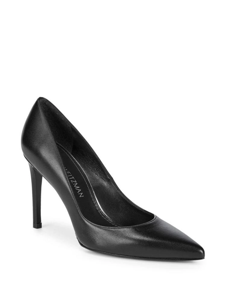 商品Stuart Weitzman|Royal Leather Stiletto Pumps,价格¥1197,第1张图片