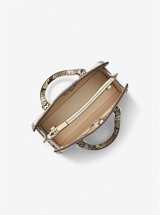 商品Michael Kors|Chantal Small Embossed and Pebbled Leather Messenger Bag,价格¥2629,第4张图片详细描述