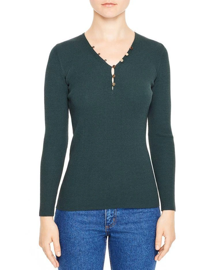 商品Sandro|Olga V-Neck Sweater,价格¥778,第1张图片