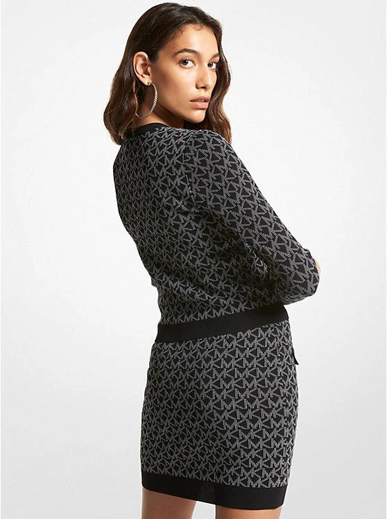 商品Michael Kors|Logo Jacquard Cardigan,价格¥502,第2张图片详细描述