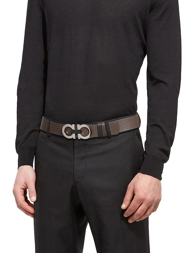 商品Salvatore Ferragamo|Gancini Buckle Adjustable Cut-to-Size Reversible Belt,价格¥4069,第3张图片详细描述