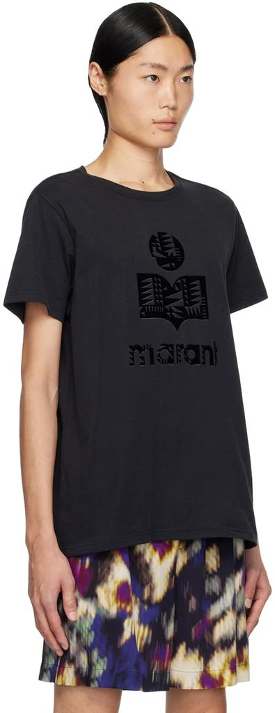 商品Isabel Marant|Black Zafferh T-Shirt,价格¥1621,第4张图片详细描述