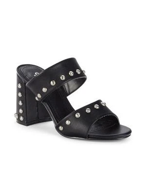 商品Charles David|Studded Block-Heel Sandals,价格¥240,第2张图片详细描述