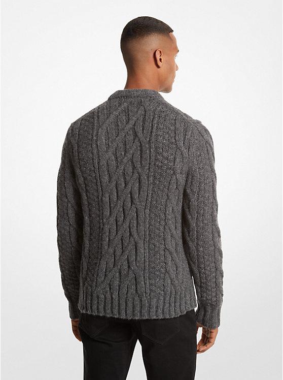 Cable Alpaca Blend Sweater商品第2张图片规格展示