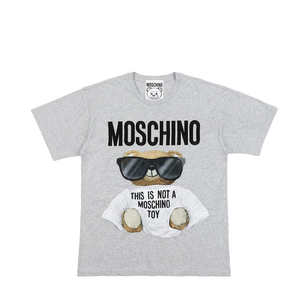 商品[国内直发] Moschino|MOSCHINO 灰色女士T恤 EV0706-5540-1485,价格¥3345,第1张图片