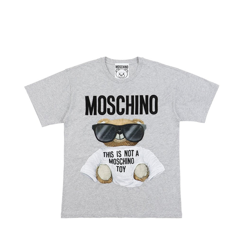 商品[国内直发] Moschino|MOSCHINO 女士灰色小熊印花短袖T恤 EV0706-5540-1485,价格¥3356,第1张图片