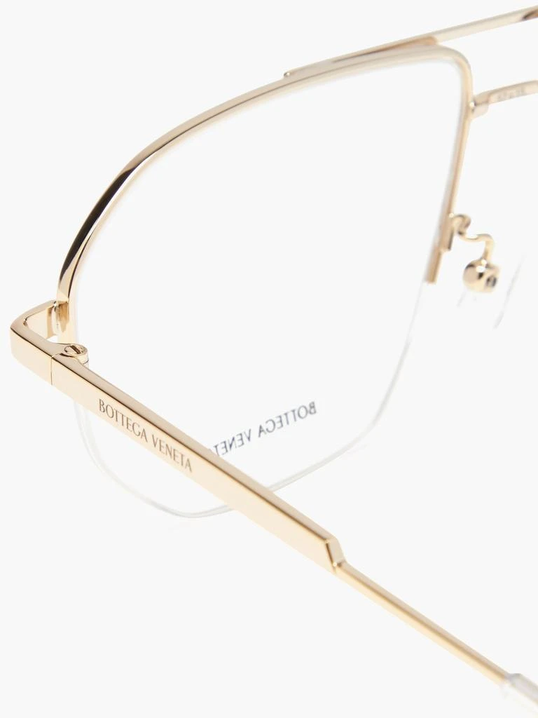 商品Bottega Veneta|Aviator metal glasses,价格¥2812,第2张图片详细描述