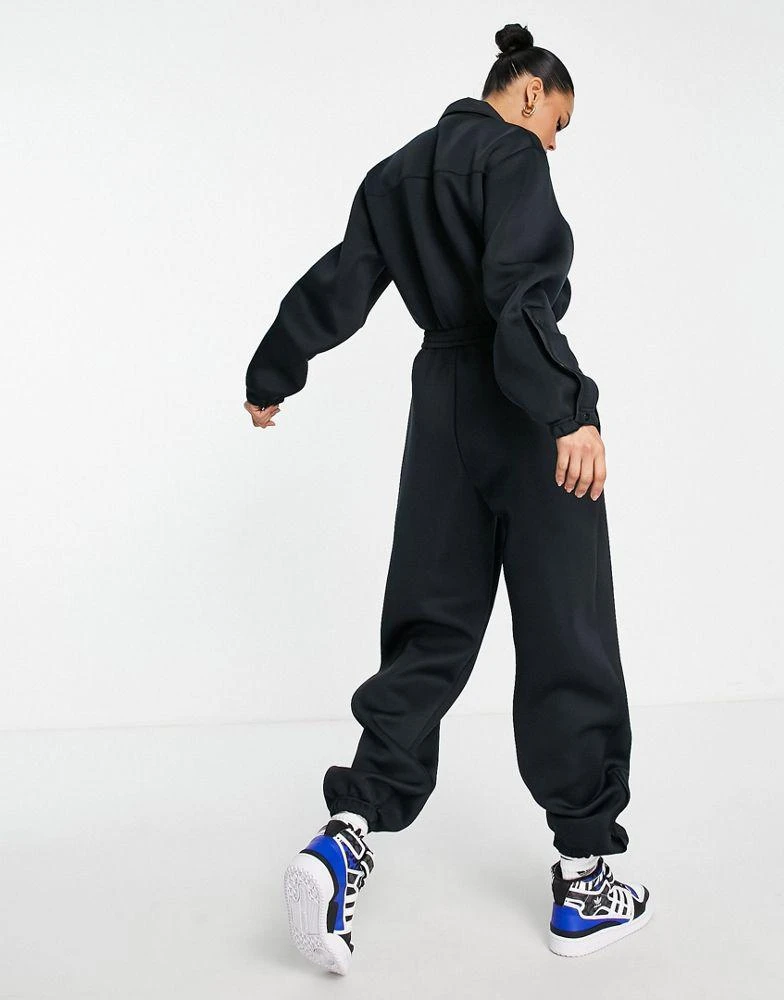 商品Adidas|adidas Originals Mountain Explorer funnel neck jumpsuit in black,价格¥1196,第2张图片详细描述